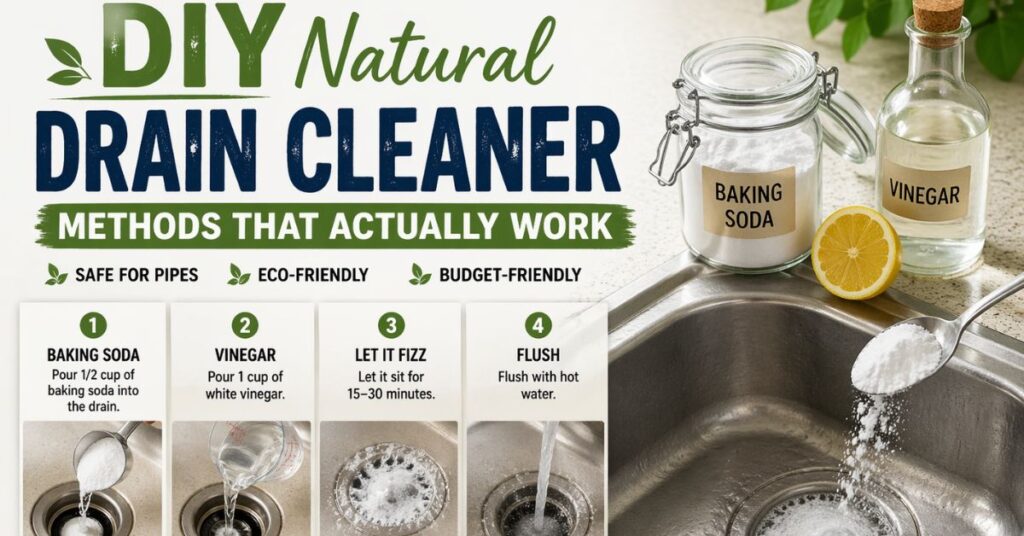 homemade drain cleaner