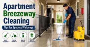 apartment breezeway cleaning