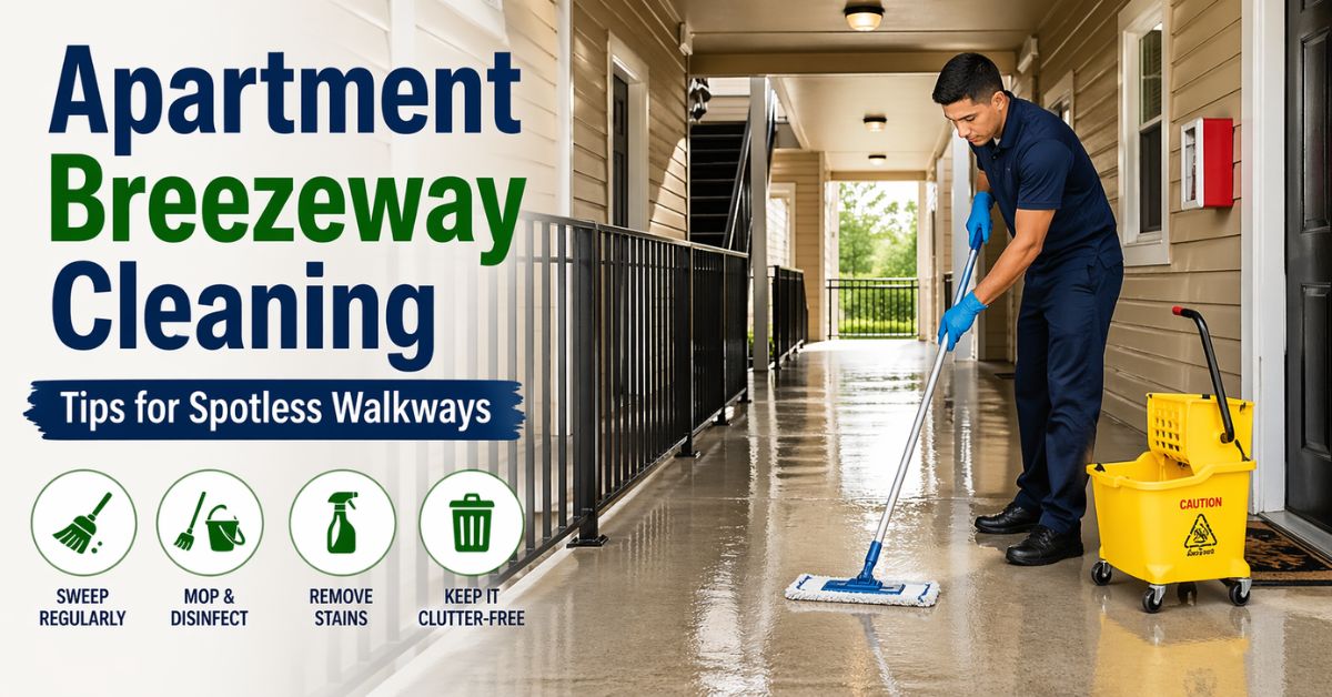 apartment breezeway cleaning