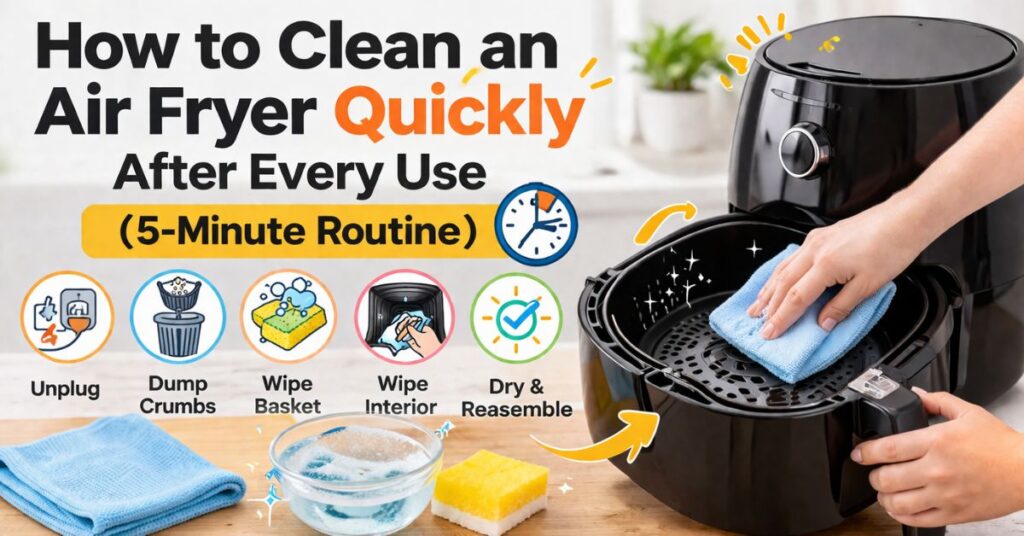 best way to clean an air fryer