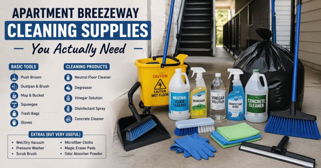 apartment hallway cleaning