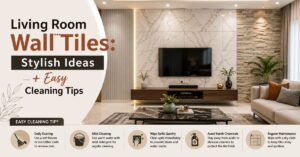 living room wall tiles