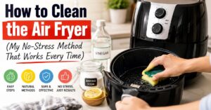 how to clean the air fryer