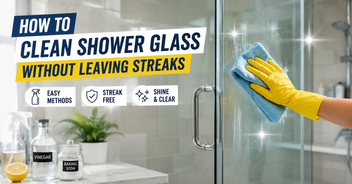 how to clean shower glass