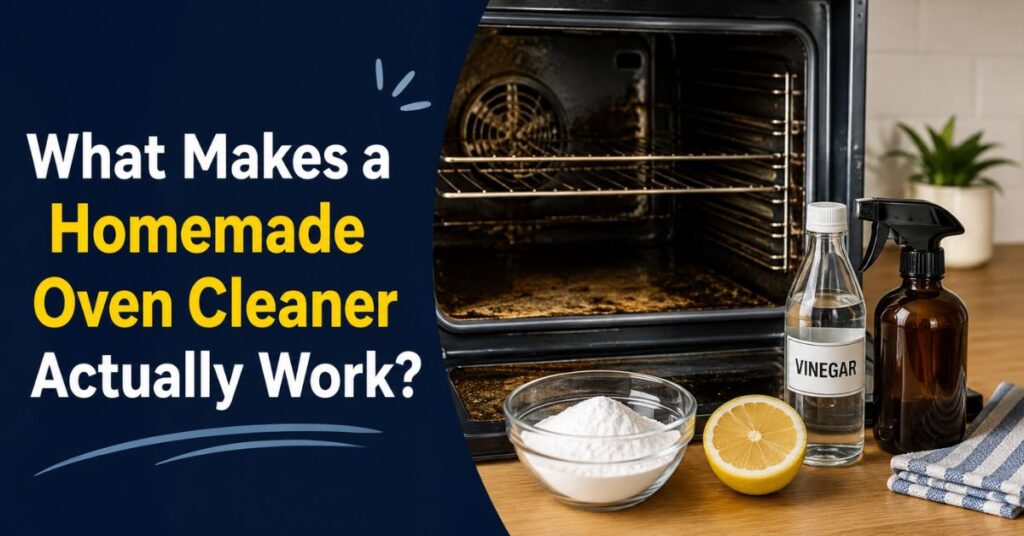 DIY oven cleaner