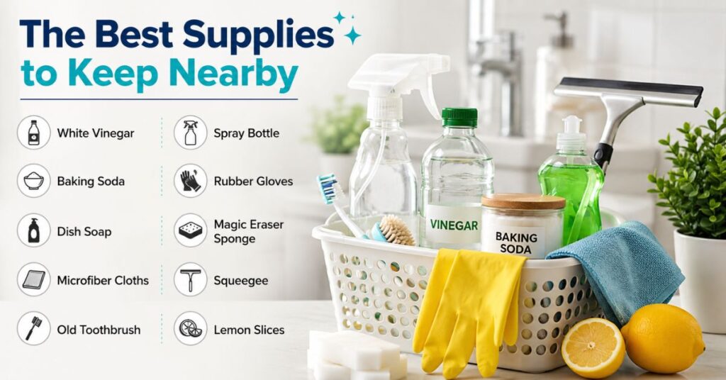 bathroom cleaning tips