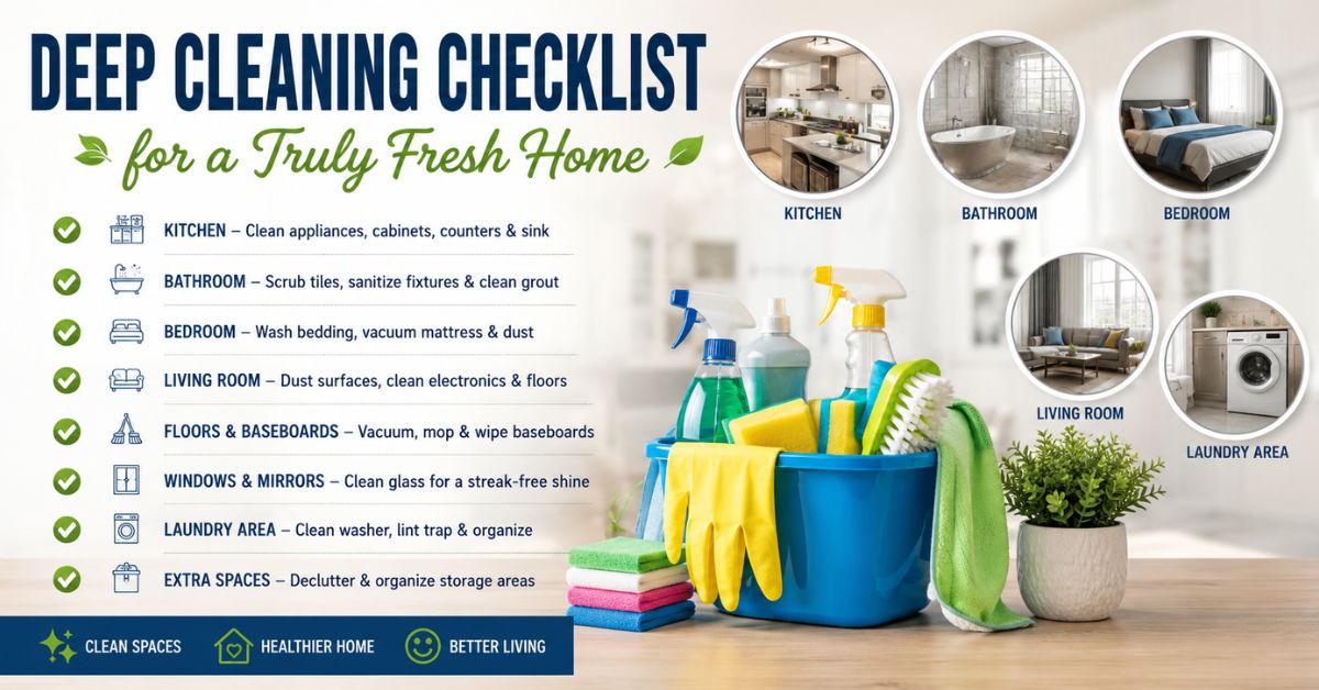 deep cleaning checklist