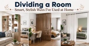 dividing a room