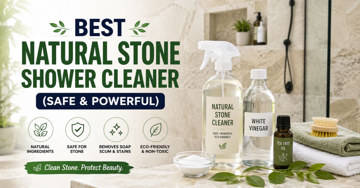 natural stone shower cleaner