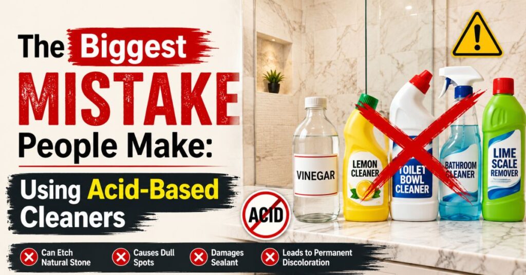 stone shower cleaner