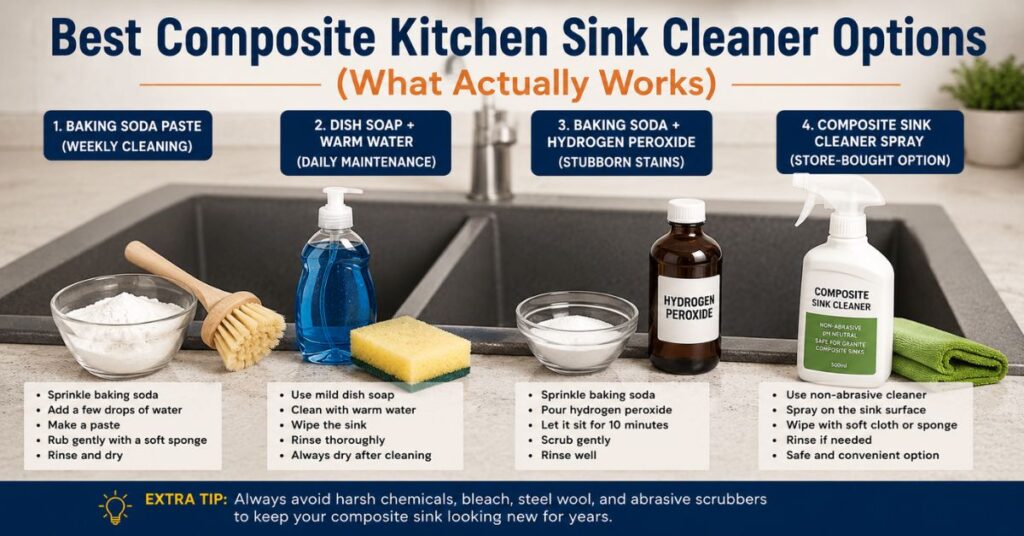 granite composite sink cleaner,