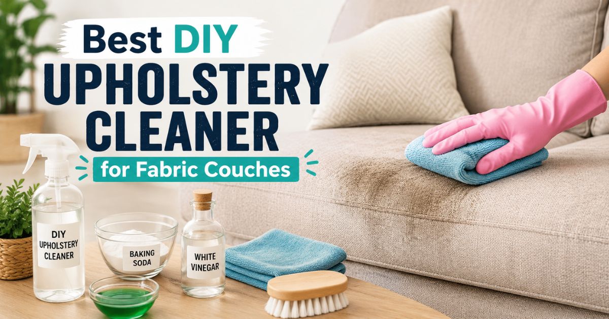 diy upholstery cleaner