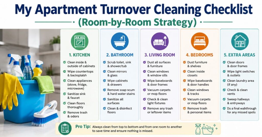 cleaning checklist for landlords