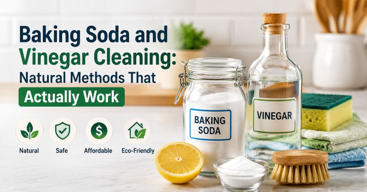 baking soda and vinegar cleaning