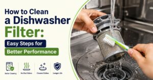 how to clean a dishwasher filter