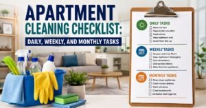 apartment cleaning checklist