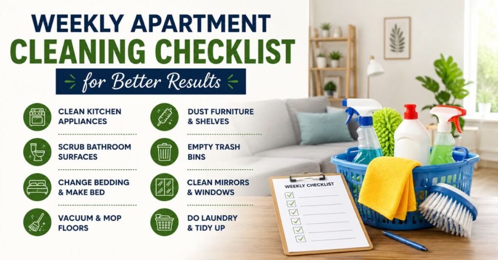 apartment cleaning plan