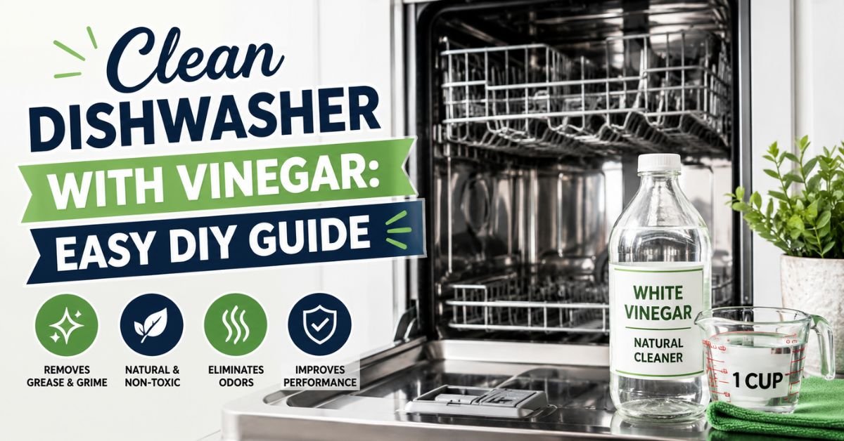 clean dishwasher with vinegar