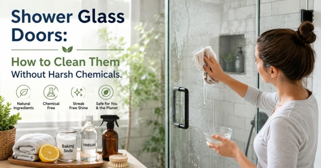 shower glass cleaning