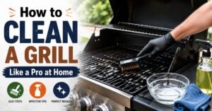 how to clean a grill