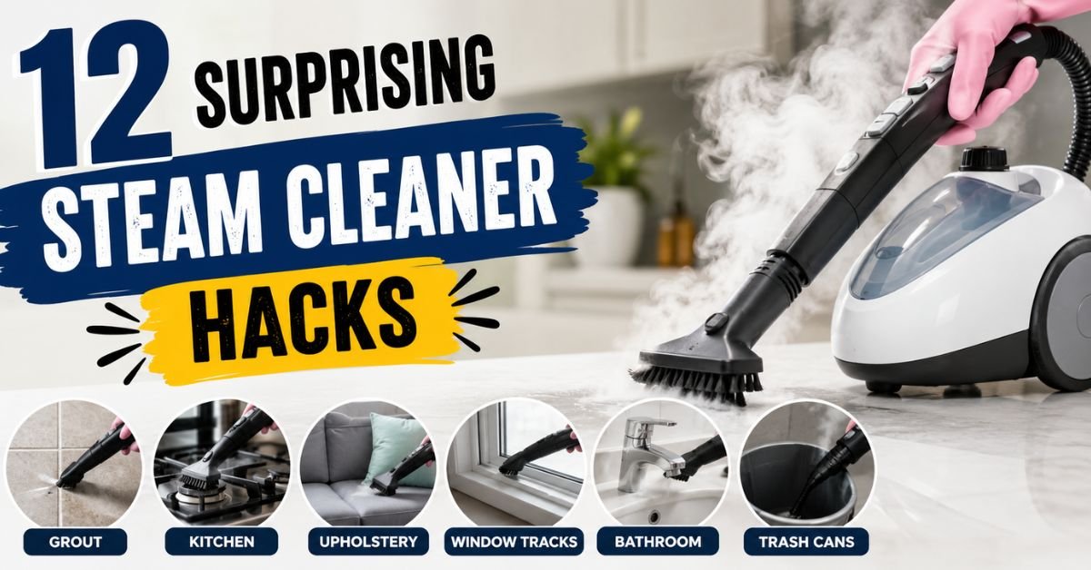 12 Surprising Steam Cleaner Hacks
