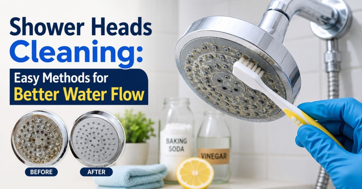 shower heads cleaning