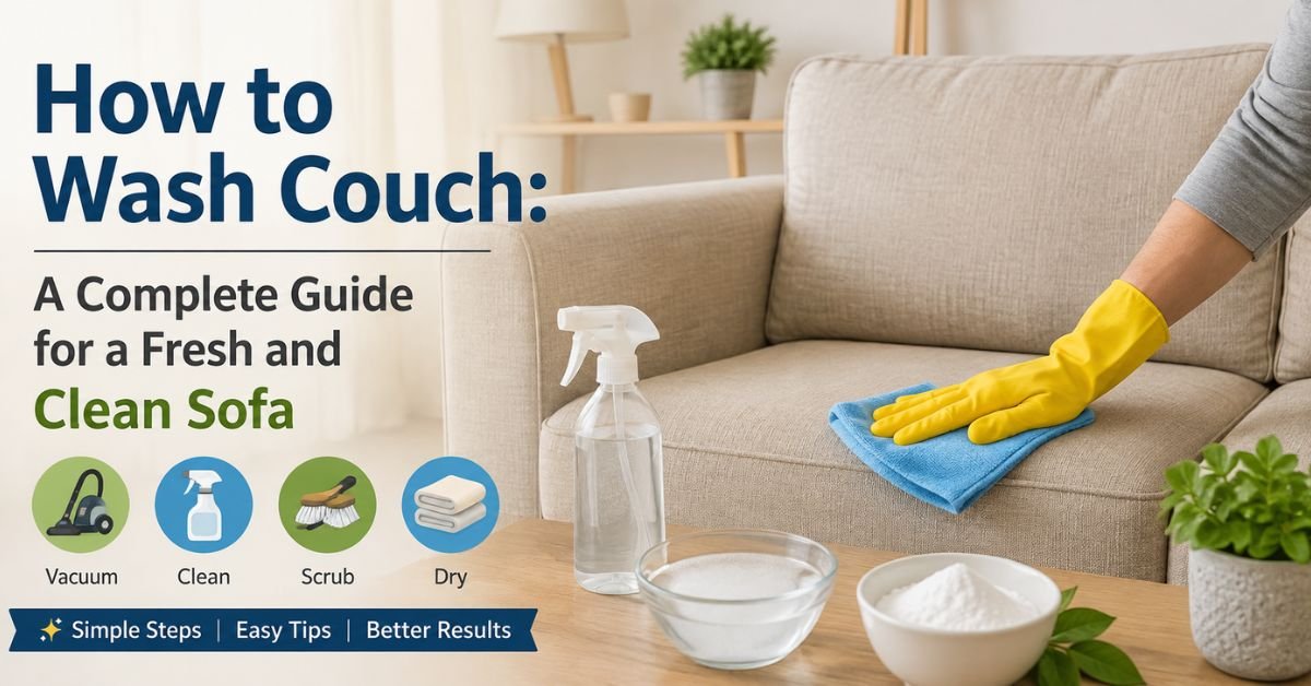 how to wash couch
