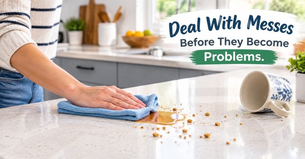 Keep an apartment clean