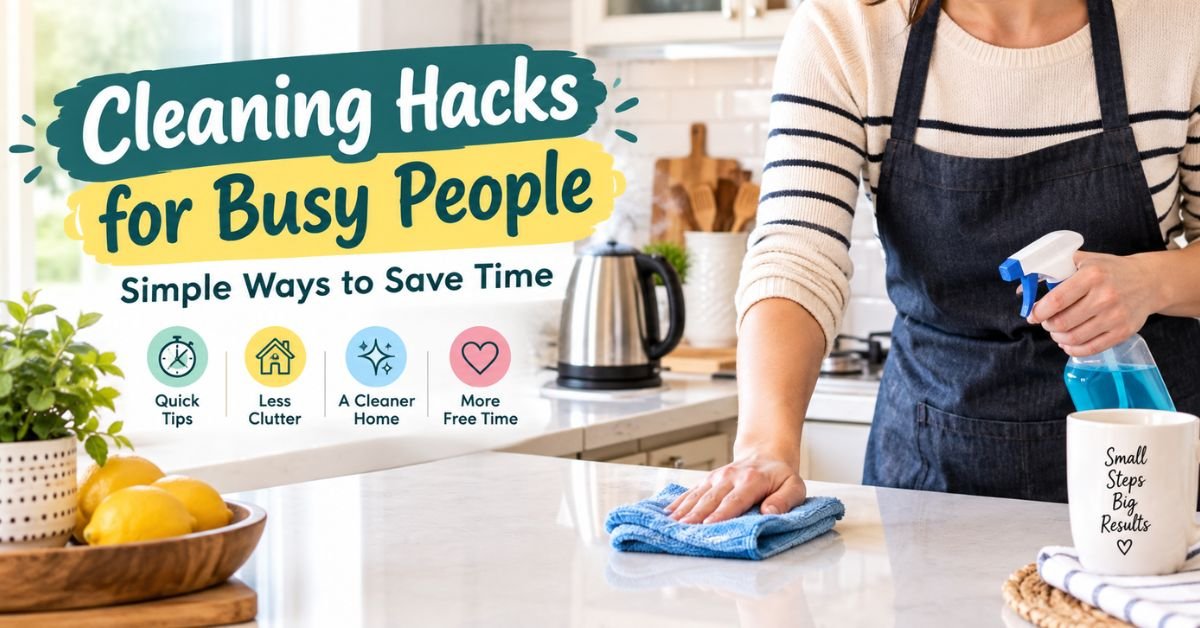 cleaning hacks for busy people