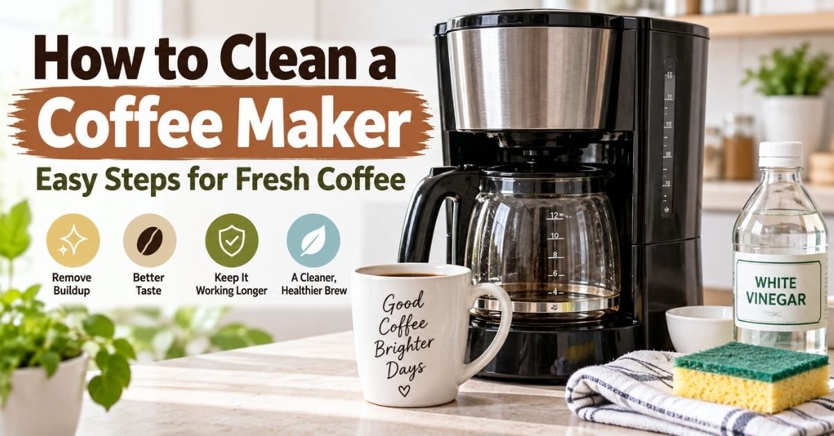 how to clean a coffee maker