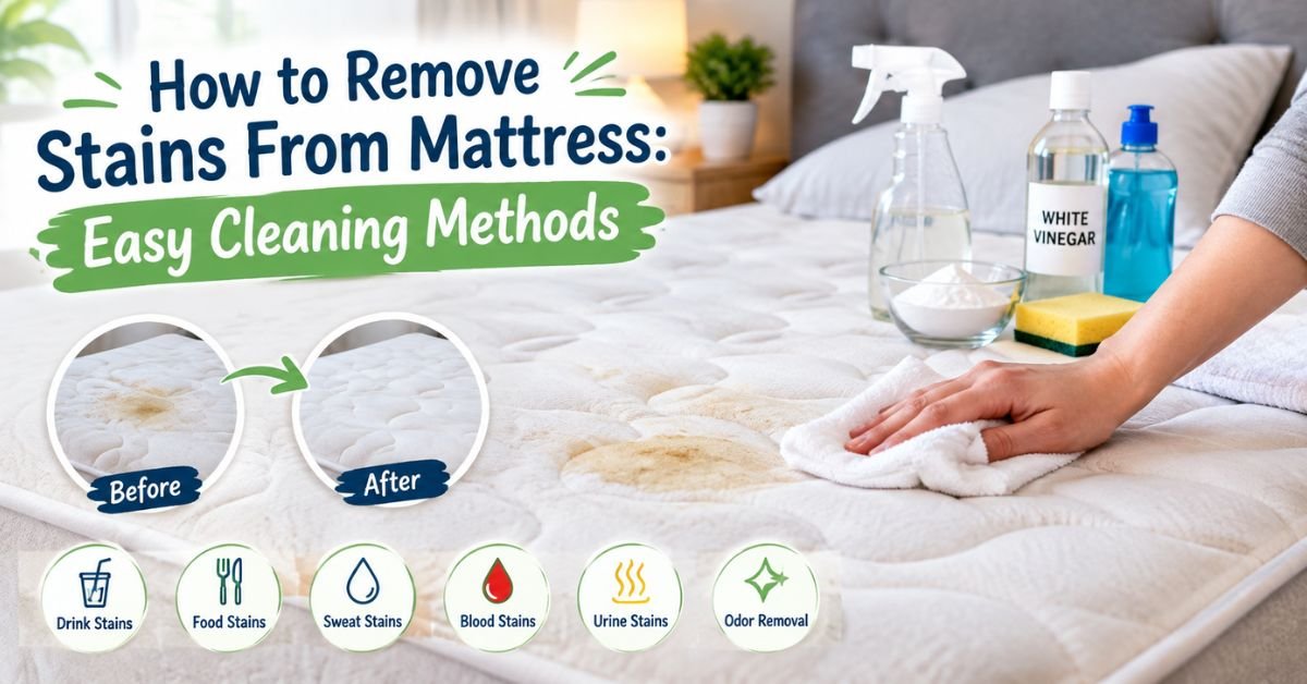 how to remove stains from mattress