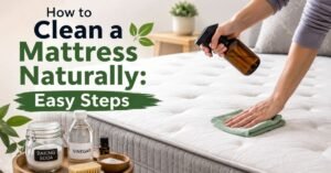 how to clean a mattress naturally