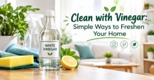 clean with vinegar