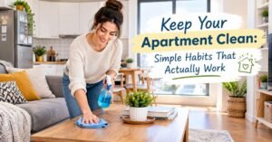 keep your apartment clean