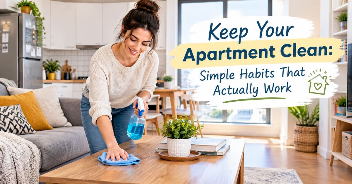 keep your apartment clean