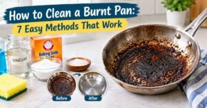How to Clean a Burnt Pan