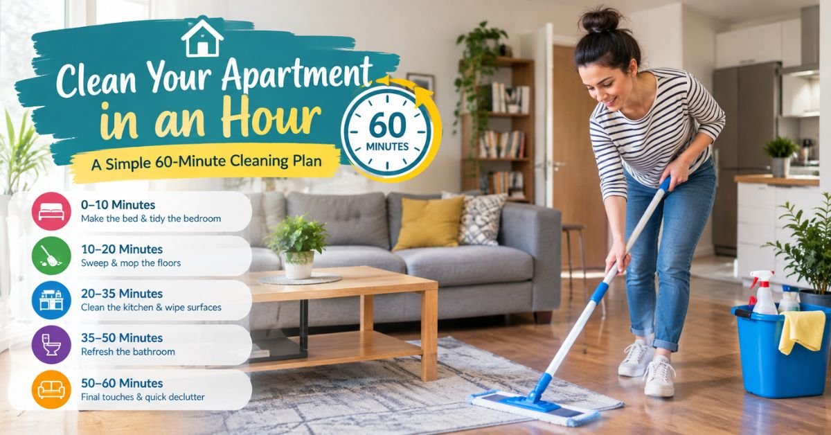 Clean Your Apartment in an Hour